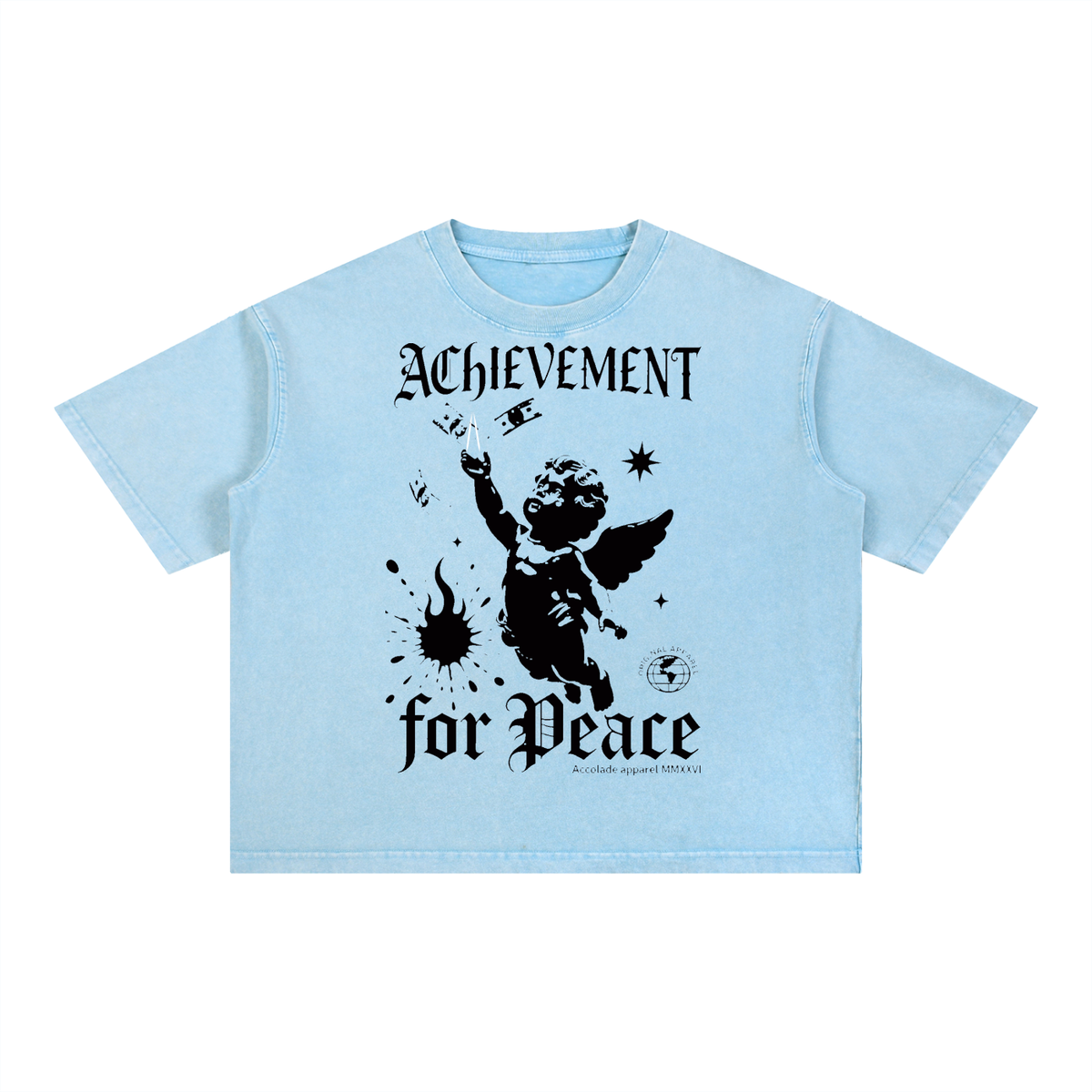 Mineral Wash Boxy Cotton T-Shirt