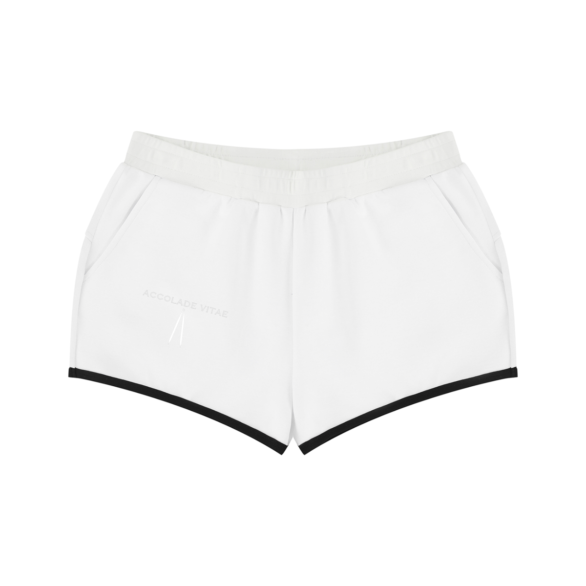 Women's Retro Contrast Binding Shorts