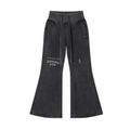 Vintage Washed Flared Fleece Pants