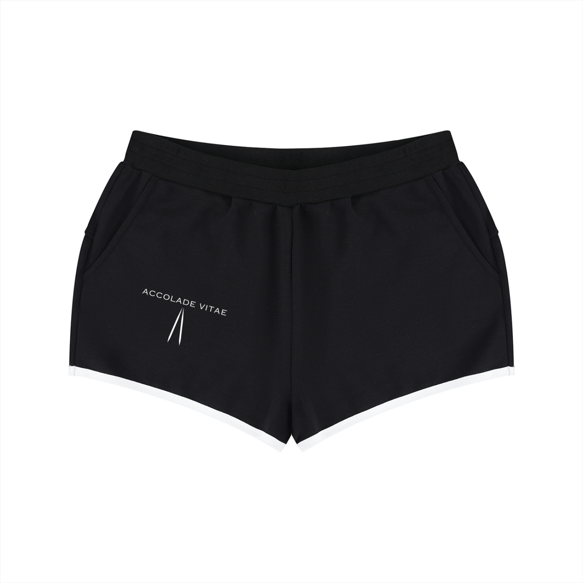 Women's Retro Contrast Binding Shorts