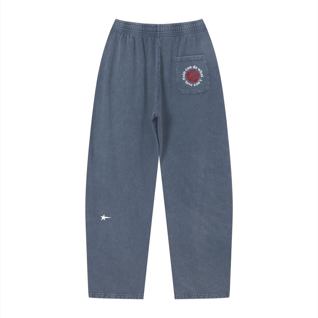 Unisex Vintage Wash Loose Sweatpants