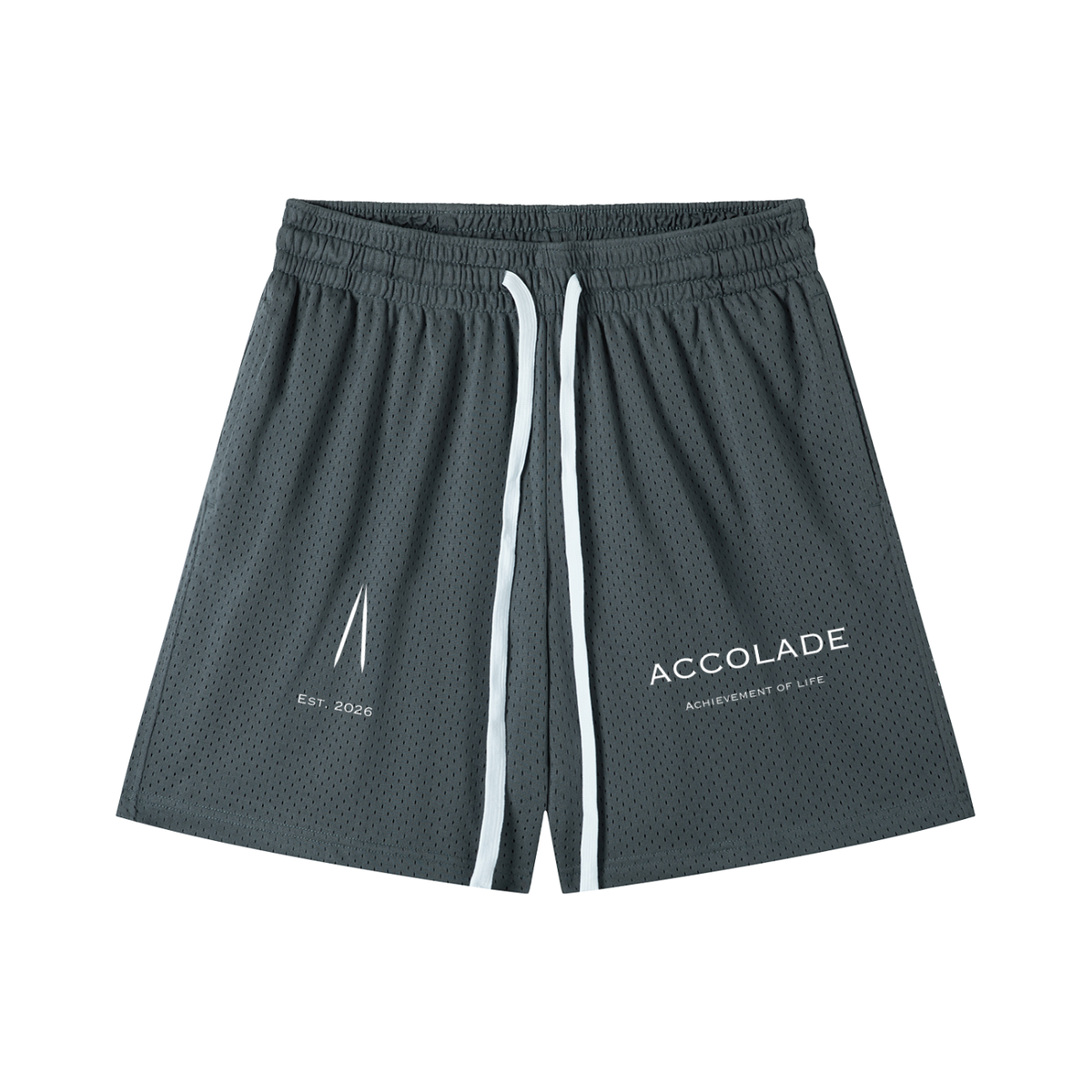 Mesh Drawstring Shorts