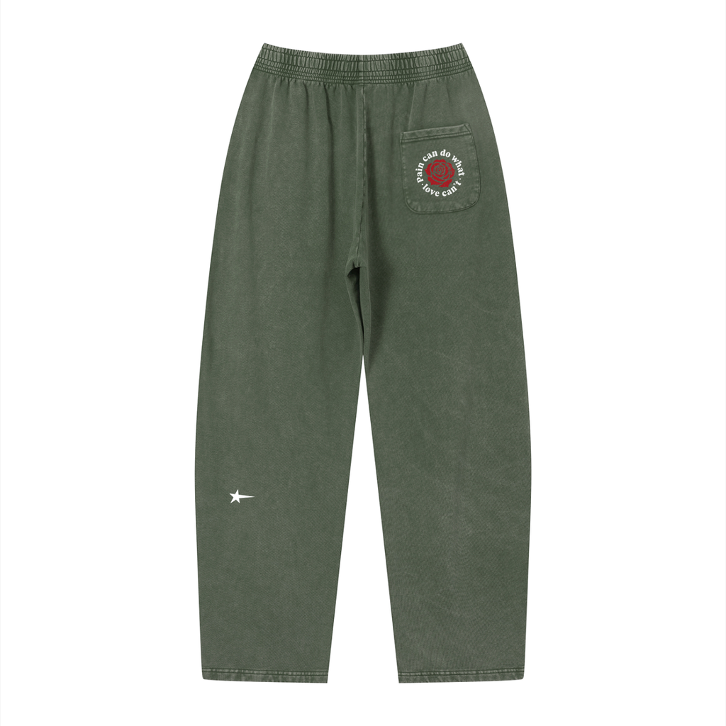 Unisex Vintage Wash Loose Sweatpants