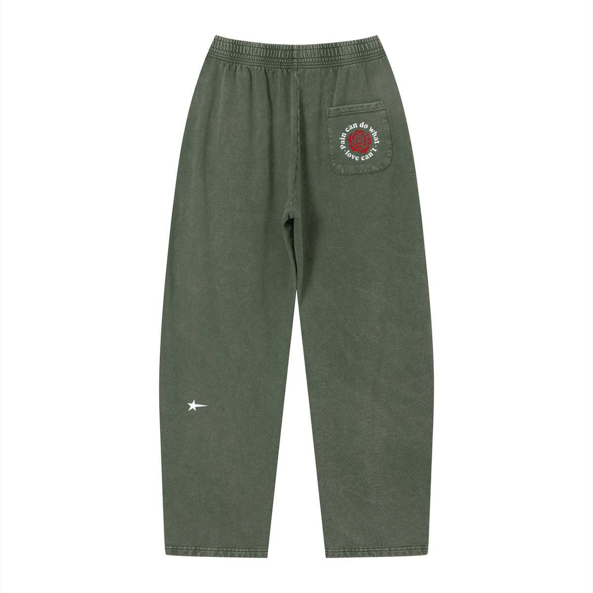 Unisex Vintage Wash Loose Sweatpants