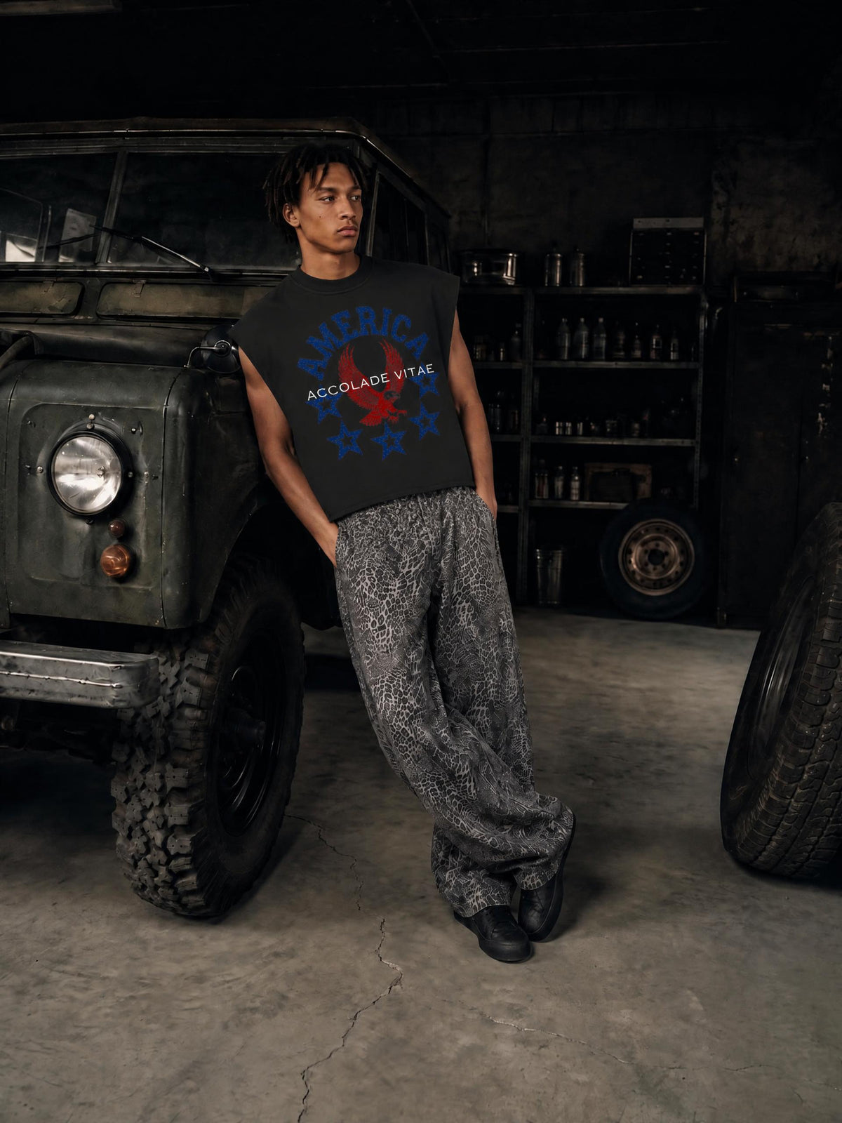 French Terry Boxy Tank Top