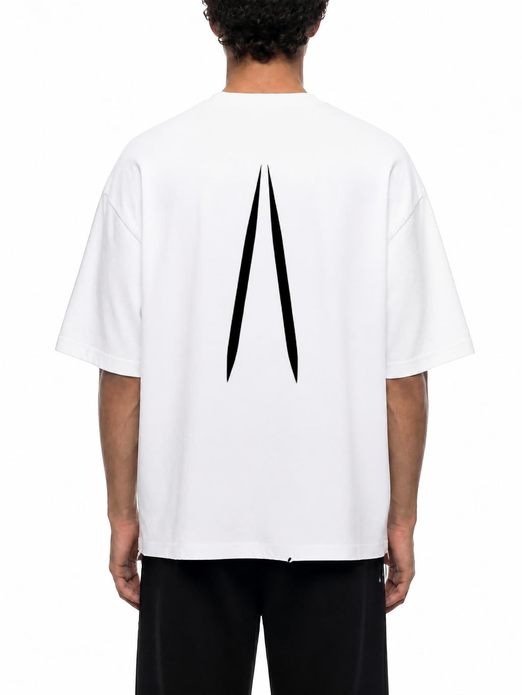 Snow Wash Raw-Hem Boxy T-shirt