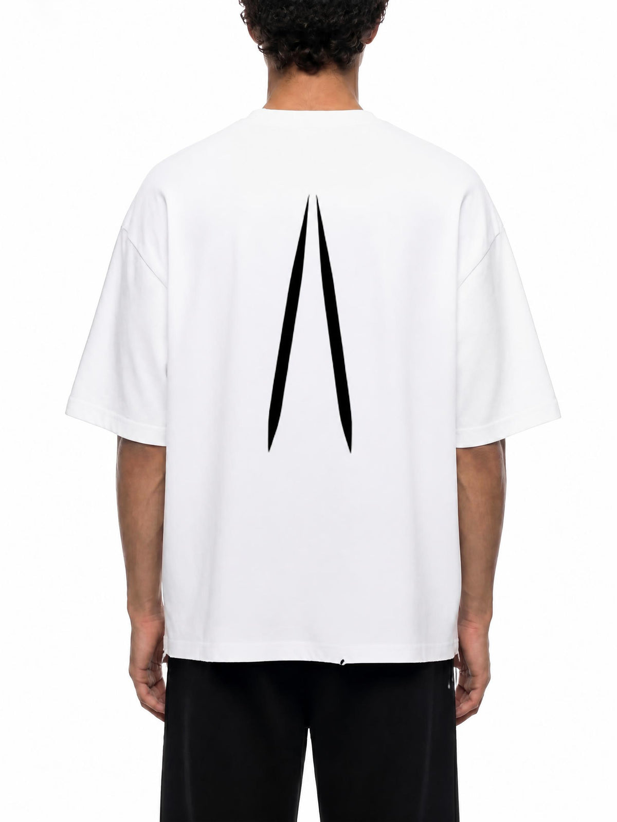 Snow Wash Raw-Hem Boxy T-shirt