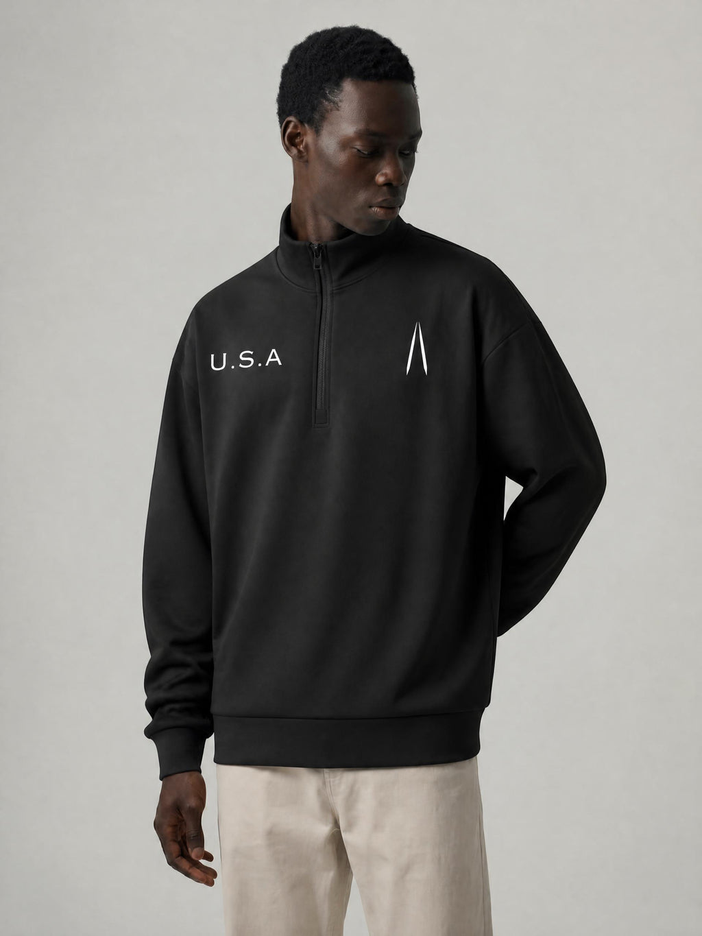 Men's Quarter Zip Sweatshirt