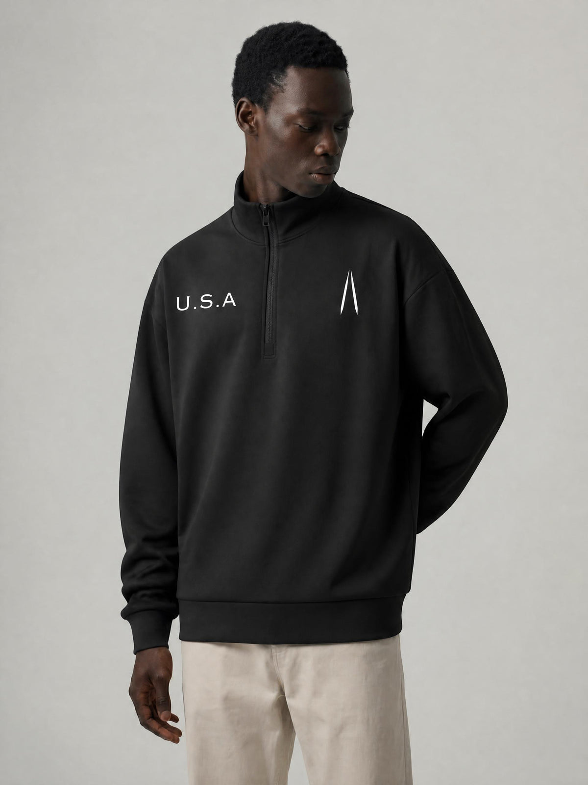 Men's Quarter Zip Sweatshirt