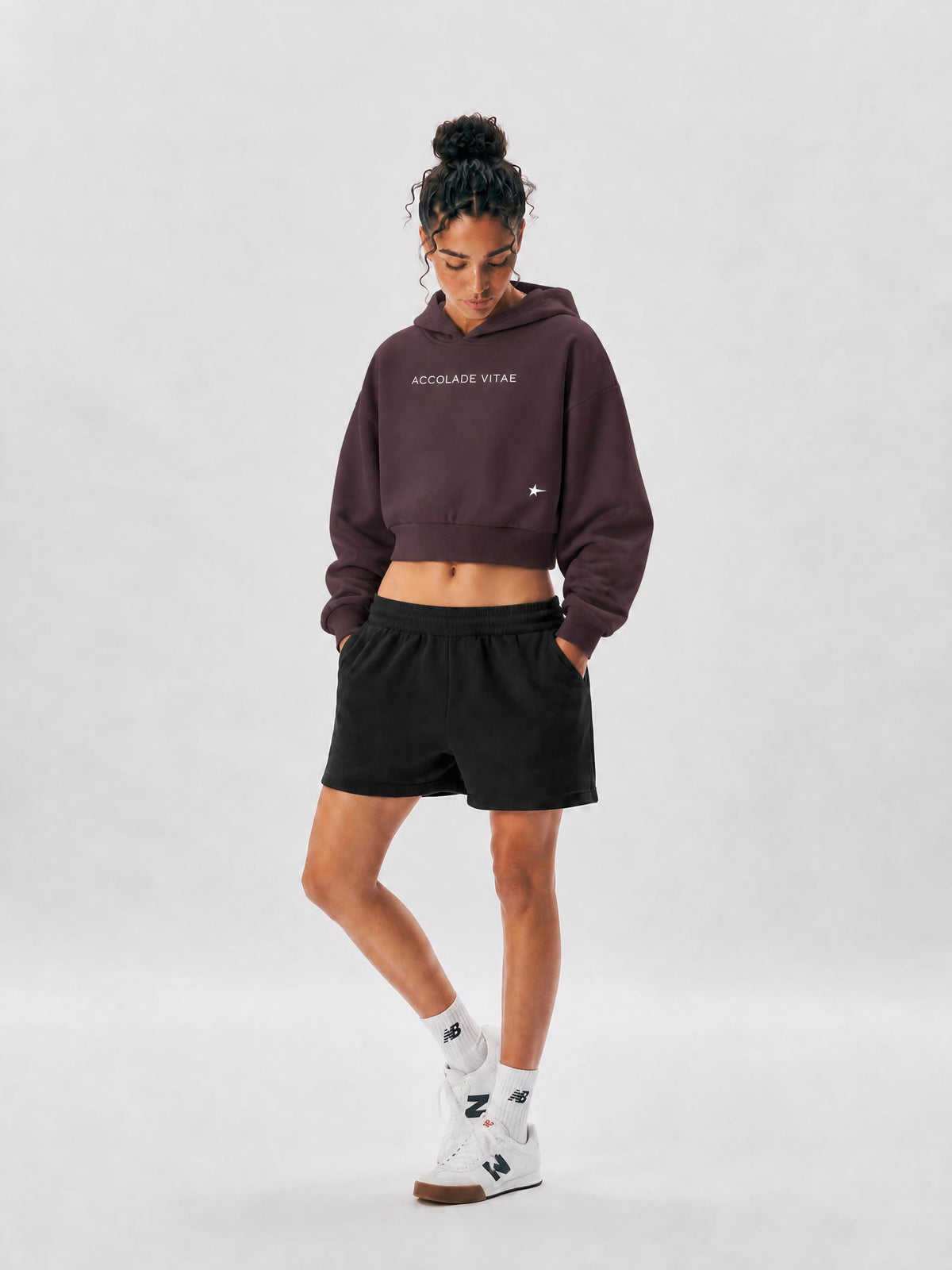 Essential Cropped Hoodie