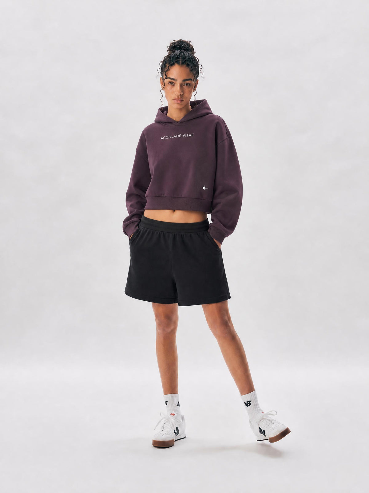 Essential Cropped Hoodie